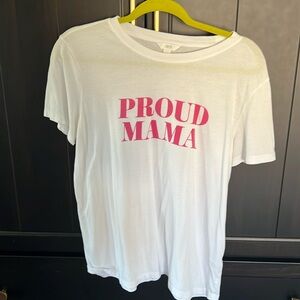 Are you a Proud Mama? Size L, white T
